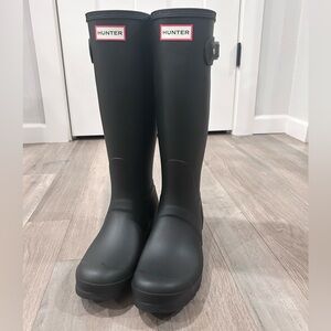 Hunter Original Black Tall Boots